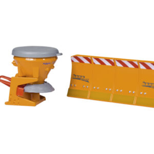 Salt Spreader with ploughing blade