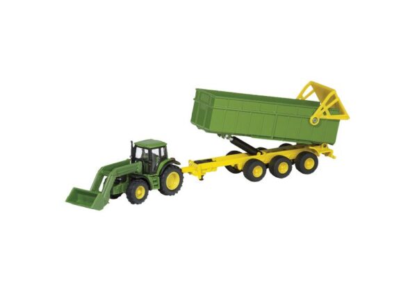 SIKU John Deere Tractor with Front loader & Trailer 1:87 Scale