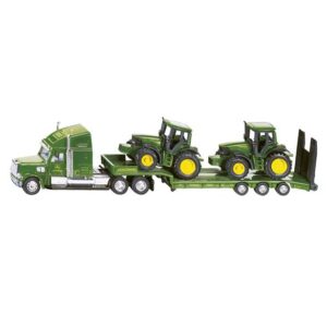 John Deere low loader and Tractors