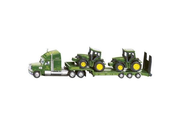 John Deere low loader and Tractors