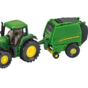 SIKU 1665 John Deere Tractor With Baler 1:64 Model