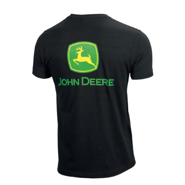 John Deere Adults Field Black T-Shirt (image 2)