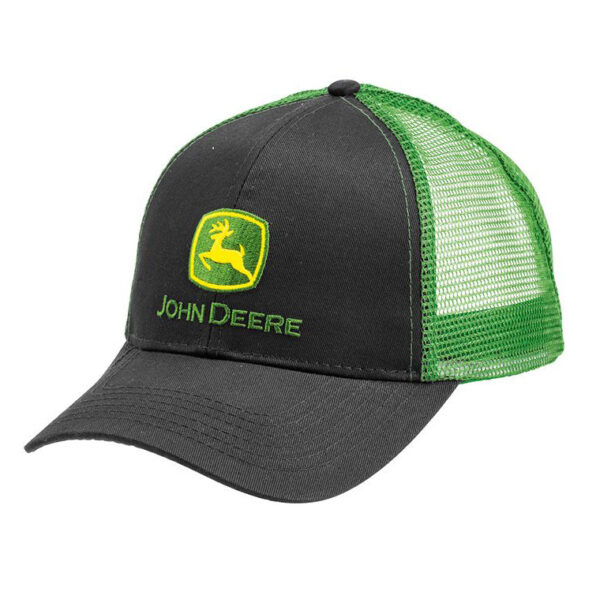 John Deere Black/Green Trucker Cap (image 2)