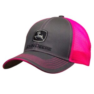 John Deere Pink Mesh Back Cap