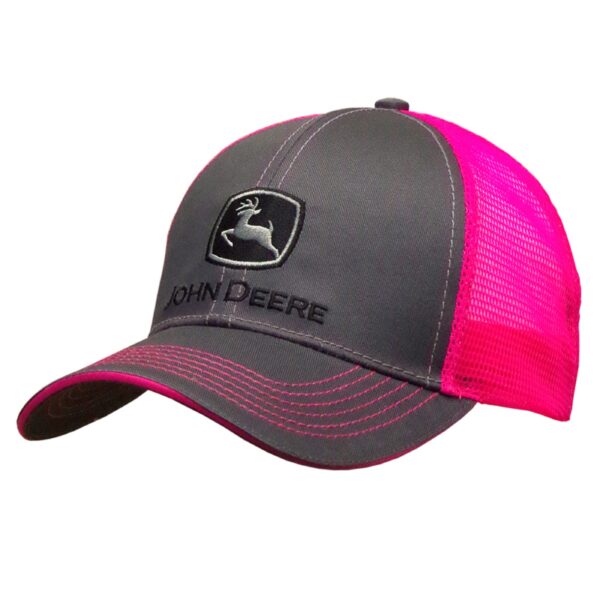 John Deere Pink Mesh Back Cap