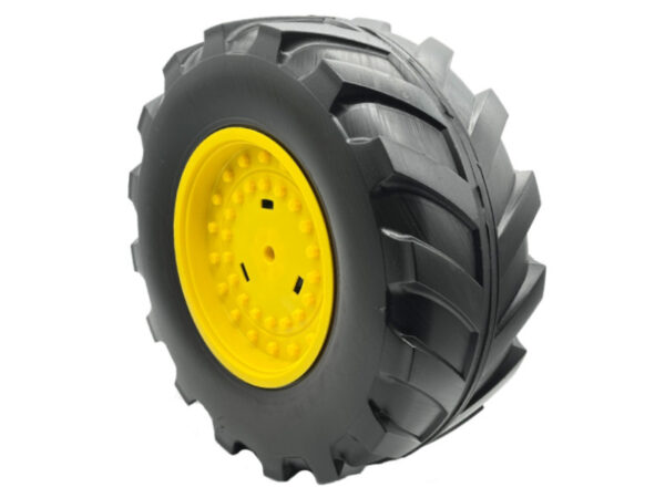 John Deere Dual Force Tractor 12 Volt Peg Perego Replacement Rear Wheels Tyres (image 2)