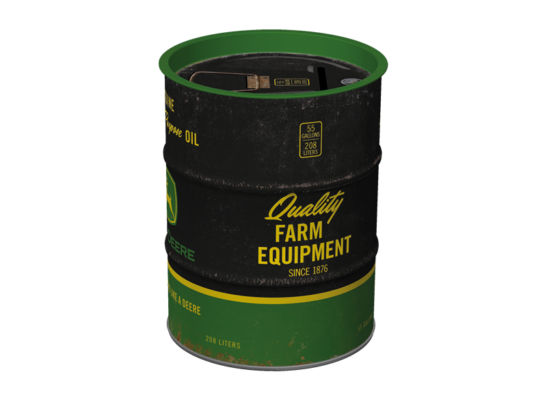 John Deere Money Box (Oil Barrel/ Black Logo) - Image 3