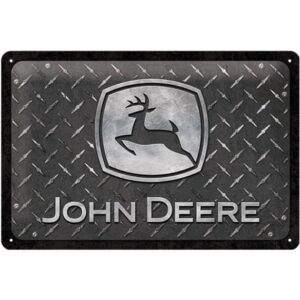 TIN SIGN "DIAMOND PLATE" 20CM X 30CM