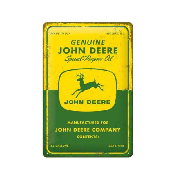 John Deere ‘Special Purpose Oil’ Tin Sign
