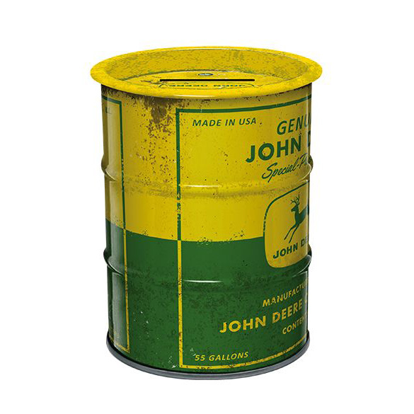 John Deere Money Box (Oil Barrel/ Black Logo) - Image 4