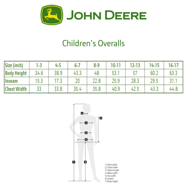 John Deere Pink Children's Overalls (image 3)