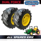 John Deere Dual Force Tractor 12 Volt Peg Perego Replacement Rear Wheels Tyres