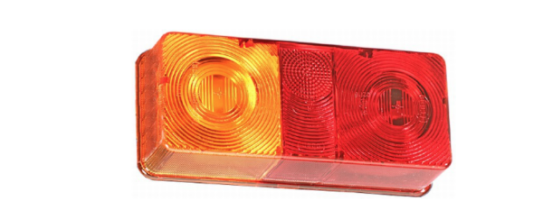 Left-hand rear light lens to fit John Deere 30 and 40 Series, replaces AL27007