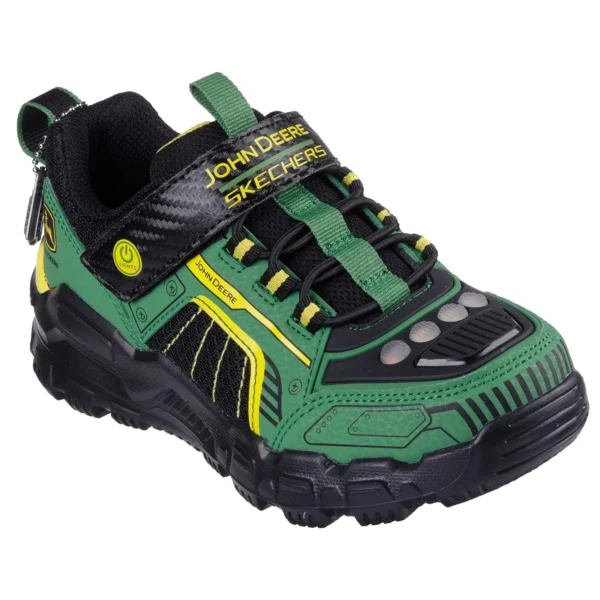 John Deere Kids Light-Up Skechers Trainers - UK 10.5
