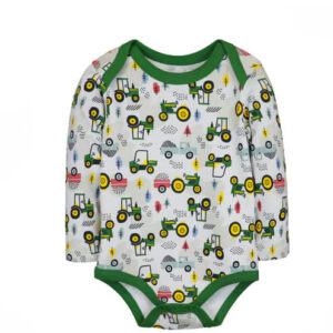 John Deere Farmtime Baby Bodysuit - Green