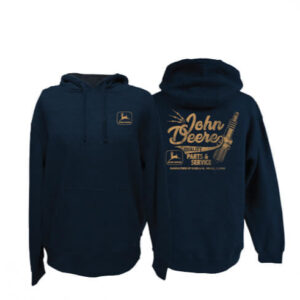 John Deere Adults Hooded Sweatshirt - Navy