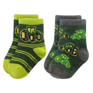 John Deere Toddler Tractor Socks 2 Pack