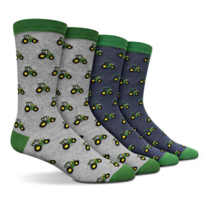 John Deere Adults Tractor Socks 2 Pack