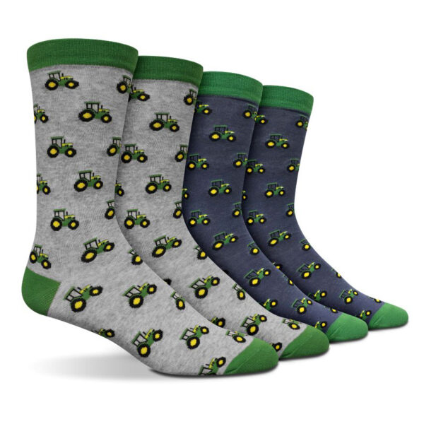 John Deere Adults Tractor Socks 2 Pack