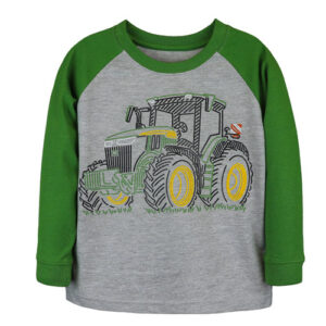 John Deere Kids Hi-Density Tractor Long Sleeve T-Shirt