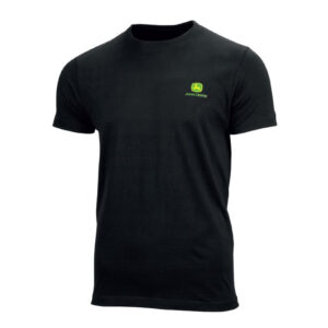 John Deere Adults Field Black T-Shirt