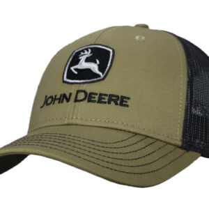 John Deere Trademark Mesh Back Cap - Olive