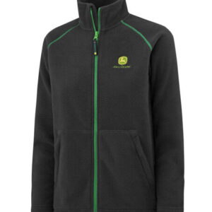 John Deere Kids Green Field Fleece Zip Jacket