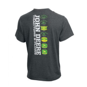John Deere Logo Timeline T-Shirt - Black