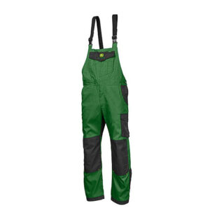 John Deere Adults Green & Grey Bib & Brace