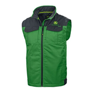 John Deere Adults Green Padded Bodywarmer