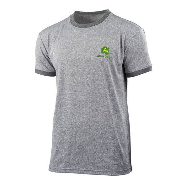 John Deere Adults Active T-Shirt - Grey