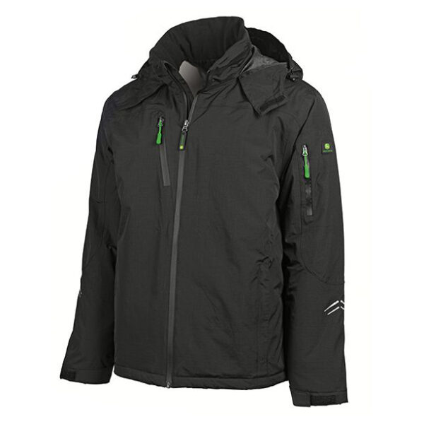 John Deere Adults Light Winter Jacket - Black
