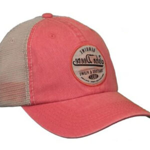 John Deere Pink & Ivory Vintage Mesh Back Cap