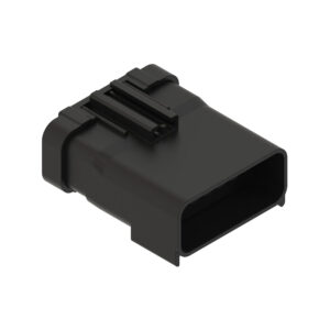 Black Internal Electrical Connector Housing, 14 Cavities