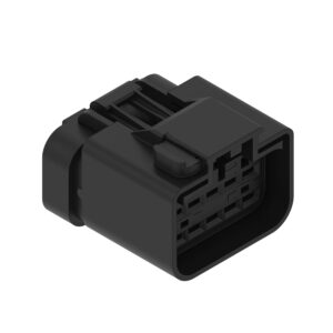 Black External Electrical Connector Housing, 10 Cavities