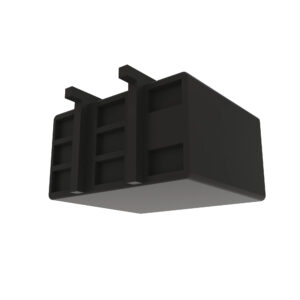 Black External Electrical Connector Housing, 9 Cavities