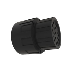 Black Internal Electrical Connector Housing, 19 Cavities