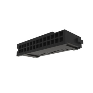 Black External Electrical Connector Housing, 26 Cavities