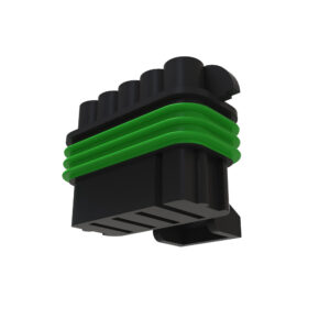 Black External Electrical Connector Housing, 10 Cavities