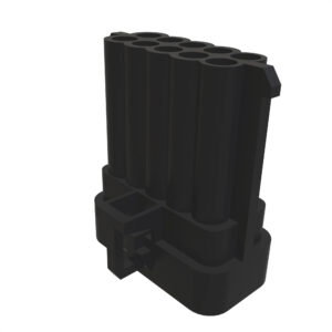 Black Internal Electrical Connector Housing, 10 Cavities