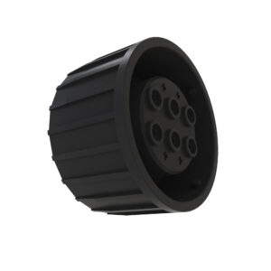 Black Internal Electrical Connector Housing, 8 Cavities