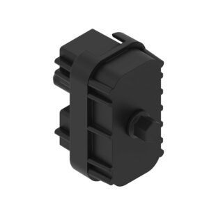 Black External Electrical Connector Assembly, 17 Cavities